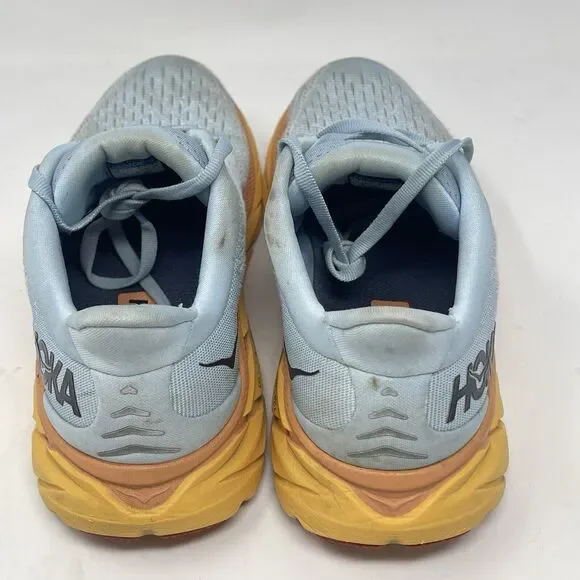 Hoka One One Clifton 8 Womens 7 Blue Mesh Running Walking Shoes Sneakers - Picture 11 of 16